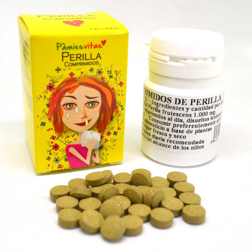 COMPRIMIDOS DE HOJA DE PERILLA 100 ud.