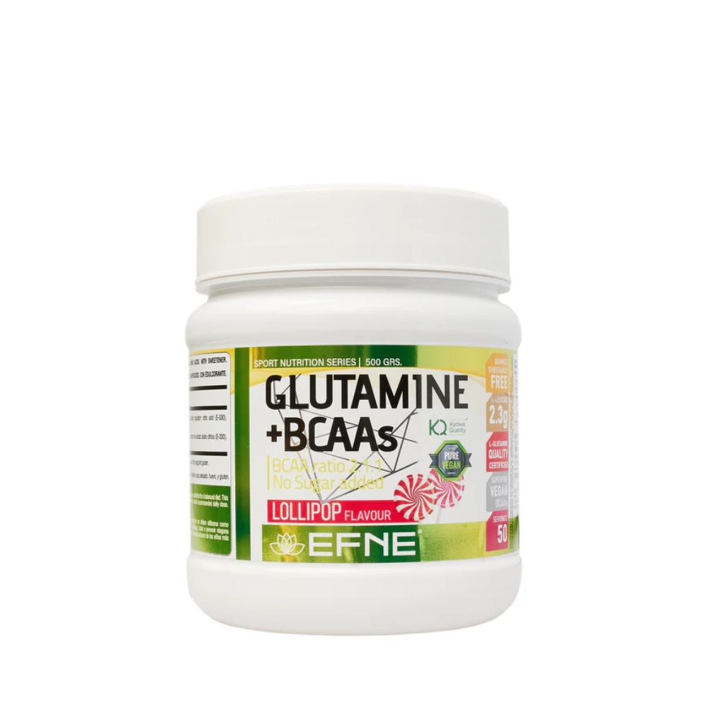 BCCA GLUTAMINA EFNE 500 gr. SABOR PIRULETA