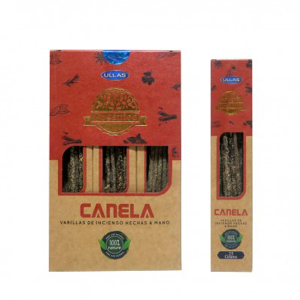 INCIENSO VARILLAS CANELA ORGÁNICO 25 gr. – ULLAS