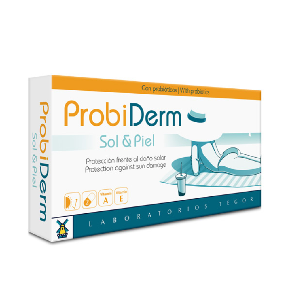 PROBIDERM SOL Y PIEL / Caja 40 cápsulas