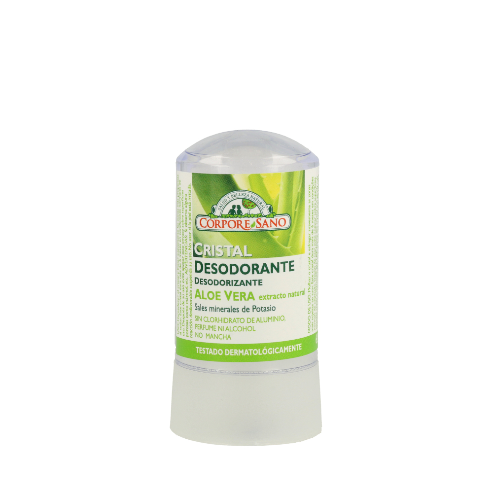 DESODORANTE MINERAL ALOE VERA CORPORE SANO / Cristal 60 gr.