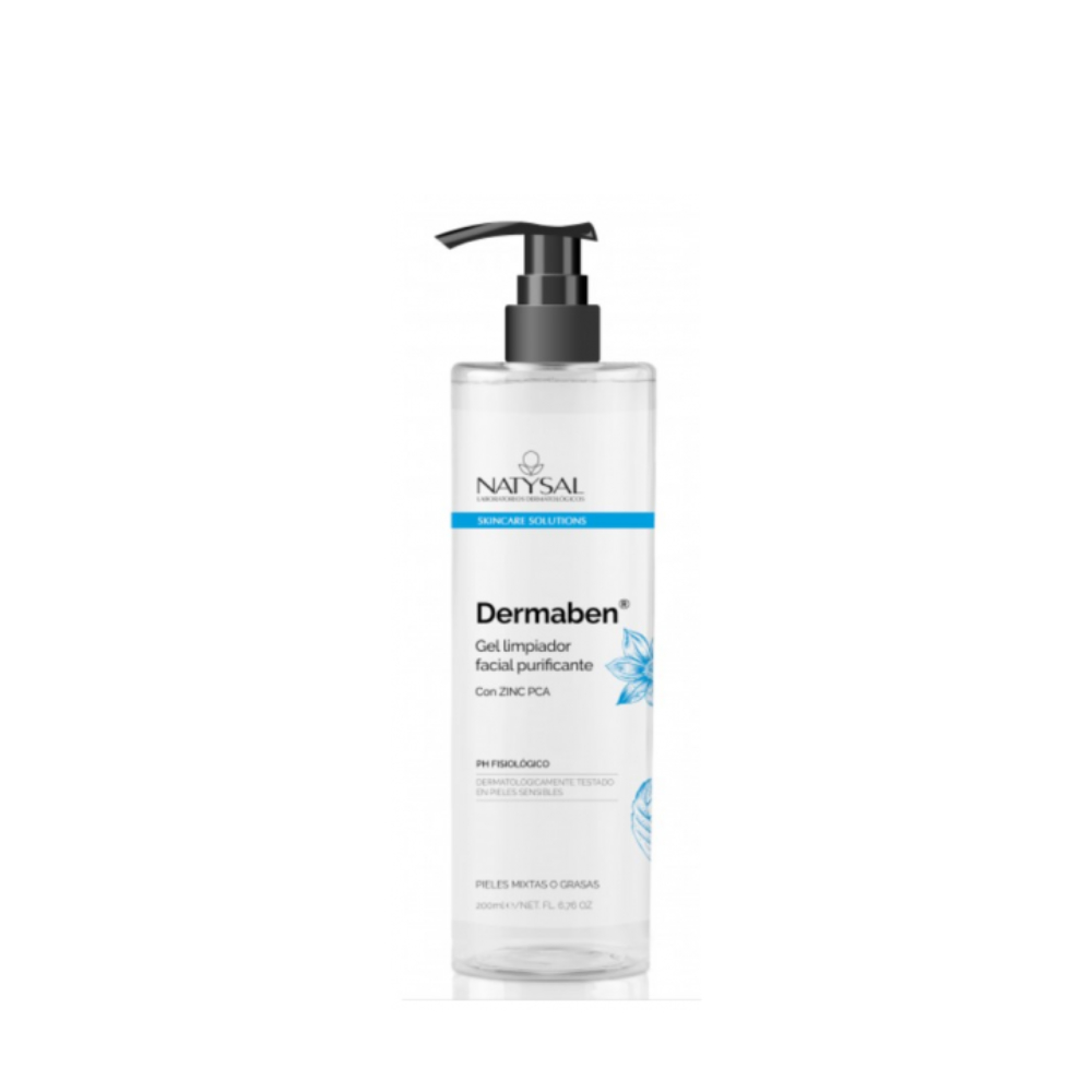 DERMABEN GEL LIMPIADOR FACIAL 200 ml.