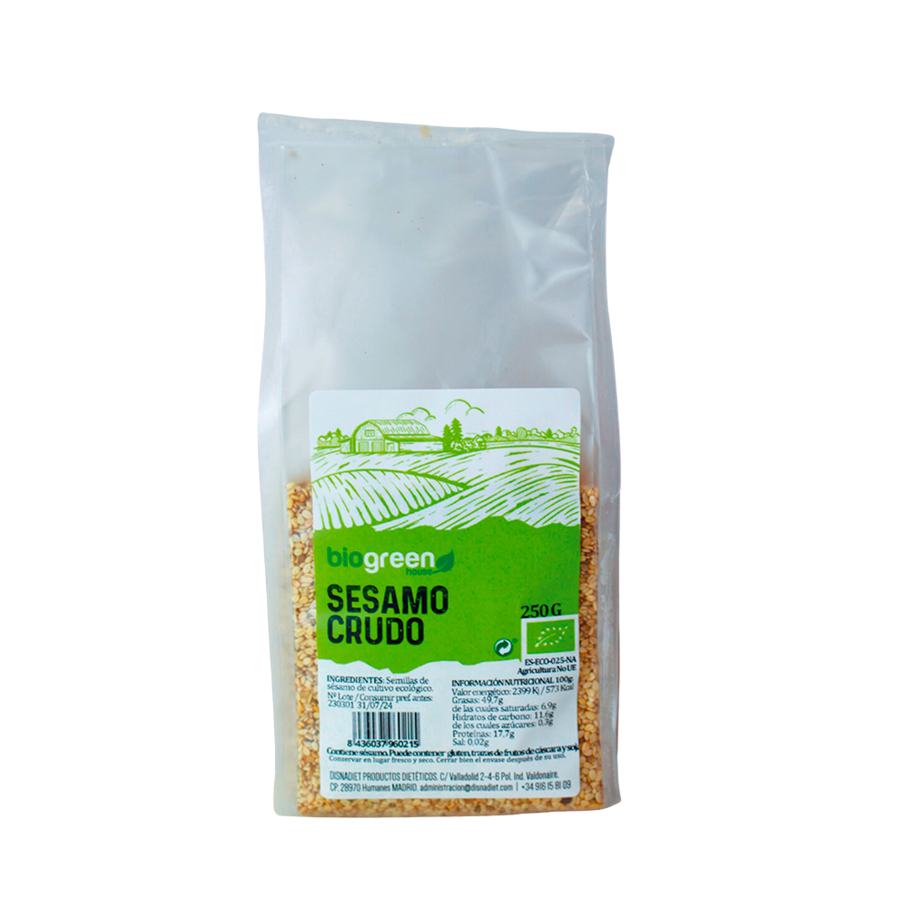 BIOGREEN House SESAMO CRUDO 250 gr.