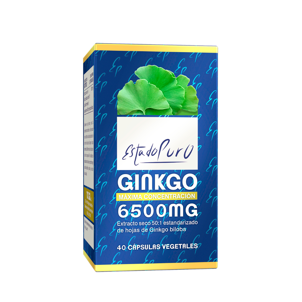 GINKGO 6500 mg / Bote 40 cápsulas