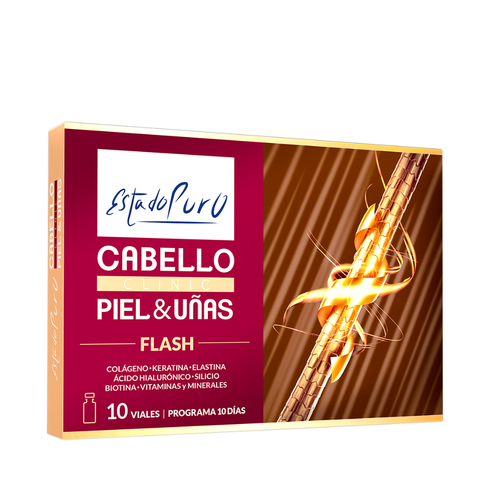 CABELLO, PIEL Y UÑAS – FLASH / Caja 10 viales