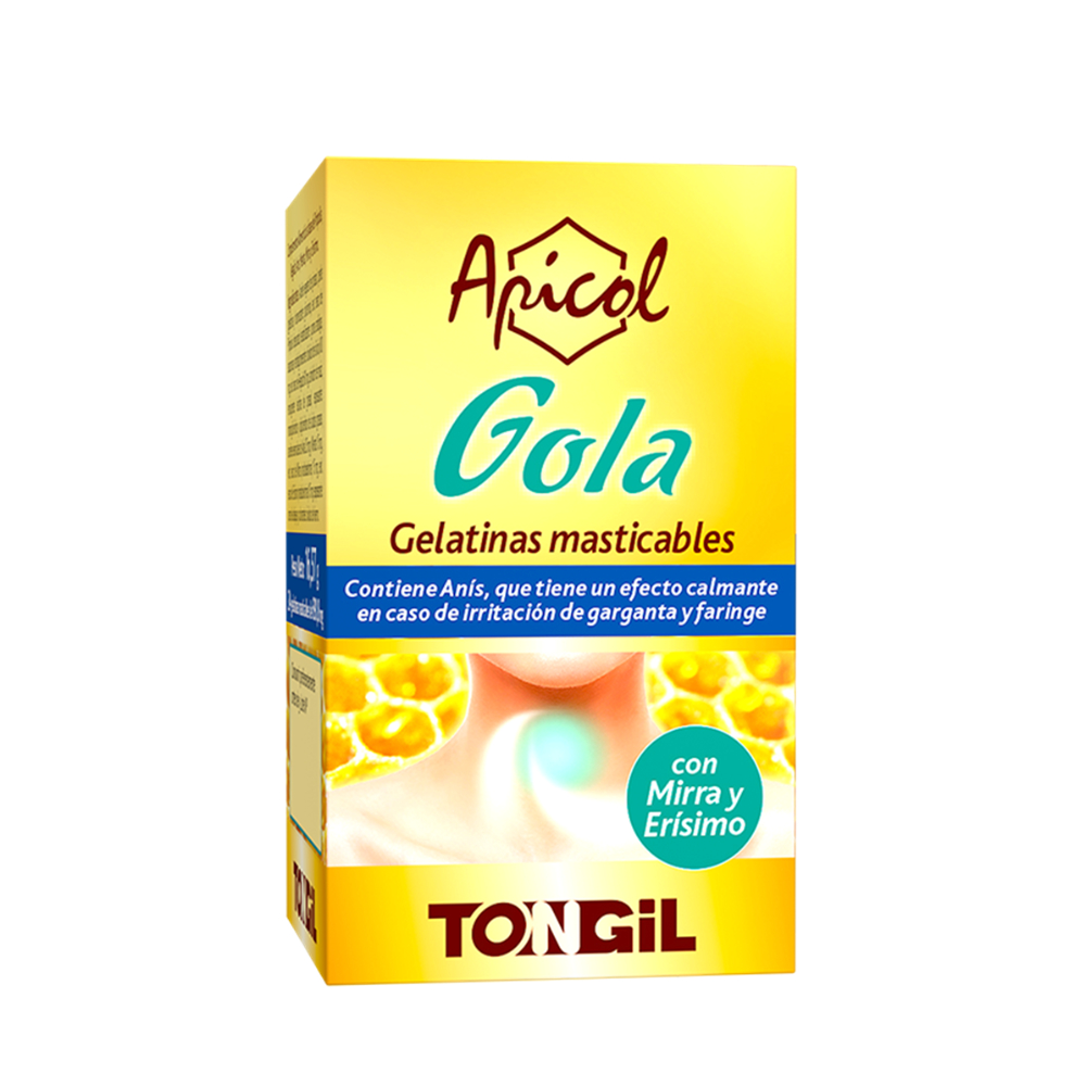 APICOL GOLA / Caja 24 perlas masticables