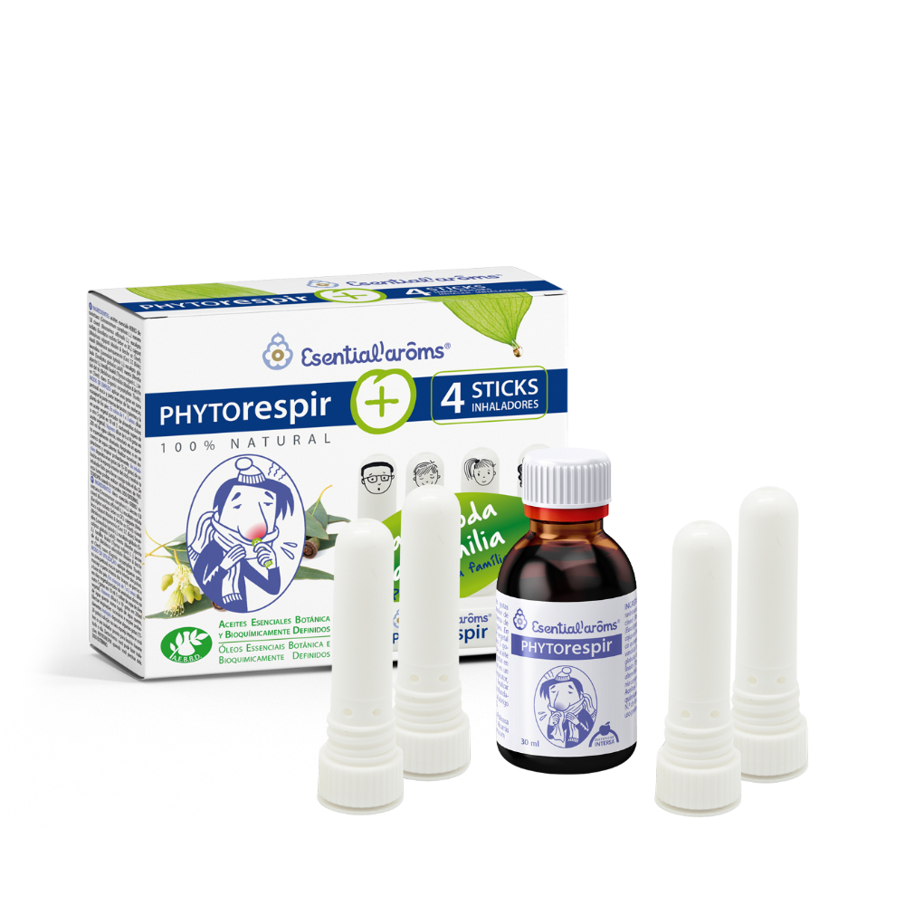 PHYTORESPIR FRASCO 30 ml. + 4 STICKS INHALADORES