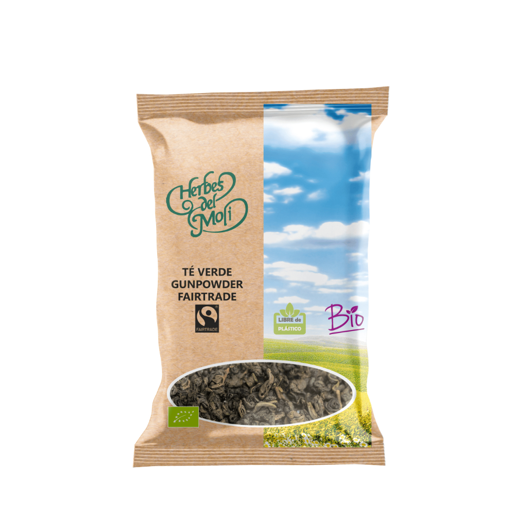 TÉ VERDE ECO (GUNPOWER) / Bolsa 70 gr. – HERBES DEL MOLÍ