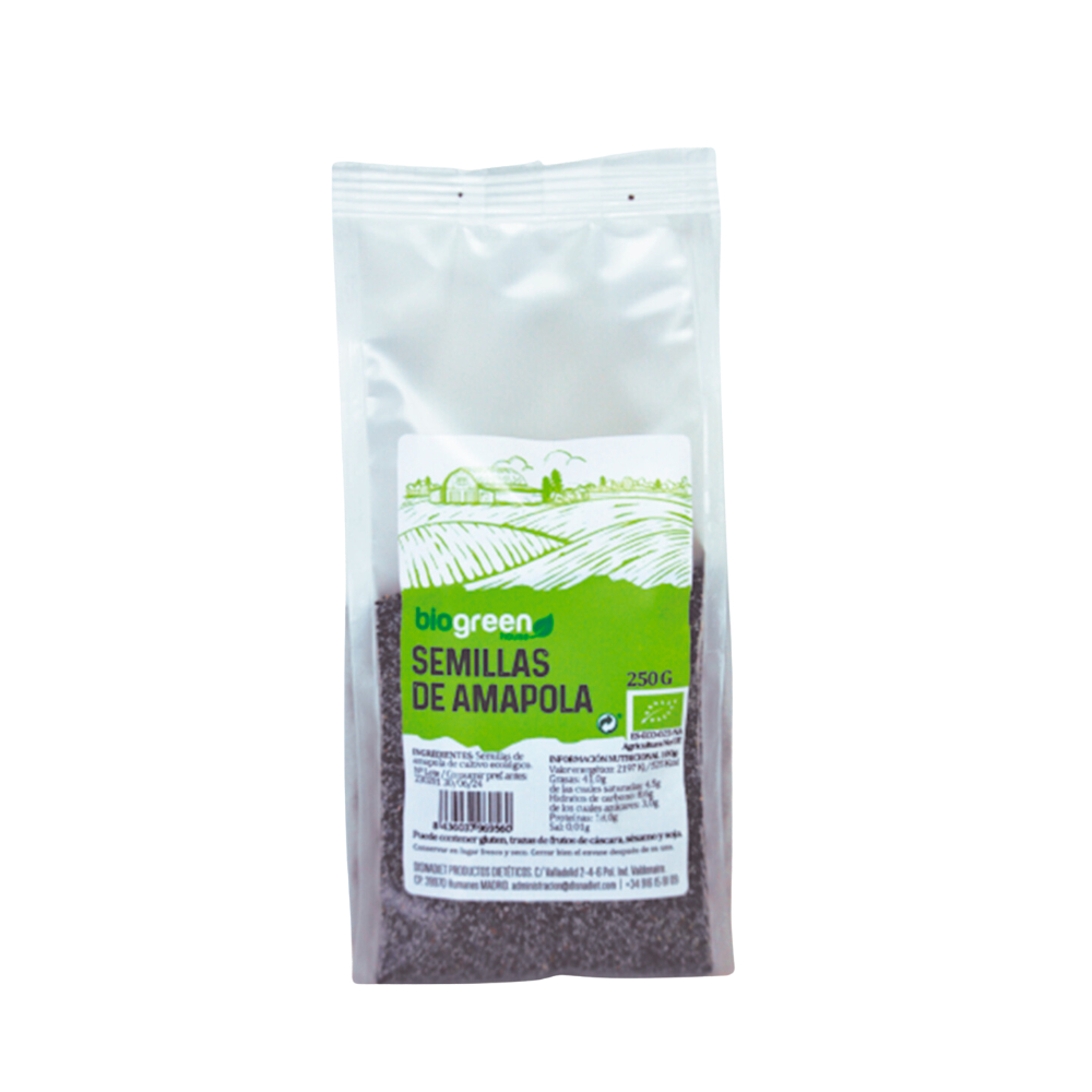 BIOGREEN House SEMILLAS DE AMAPOLA 250 gr.