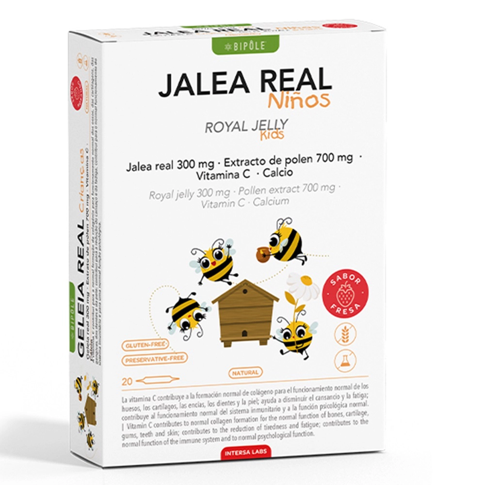 JALEA REAL FRESCA INFANTIL 300 MG / Caja 20 ampollas