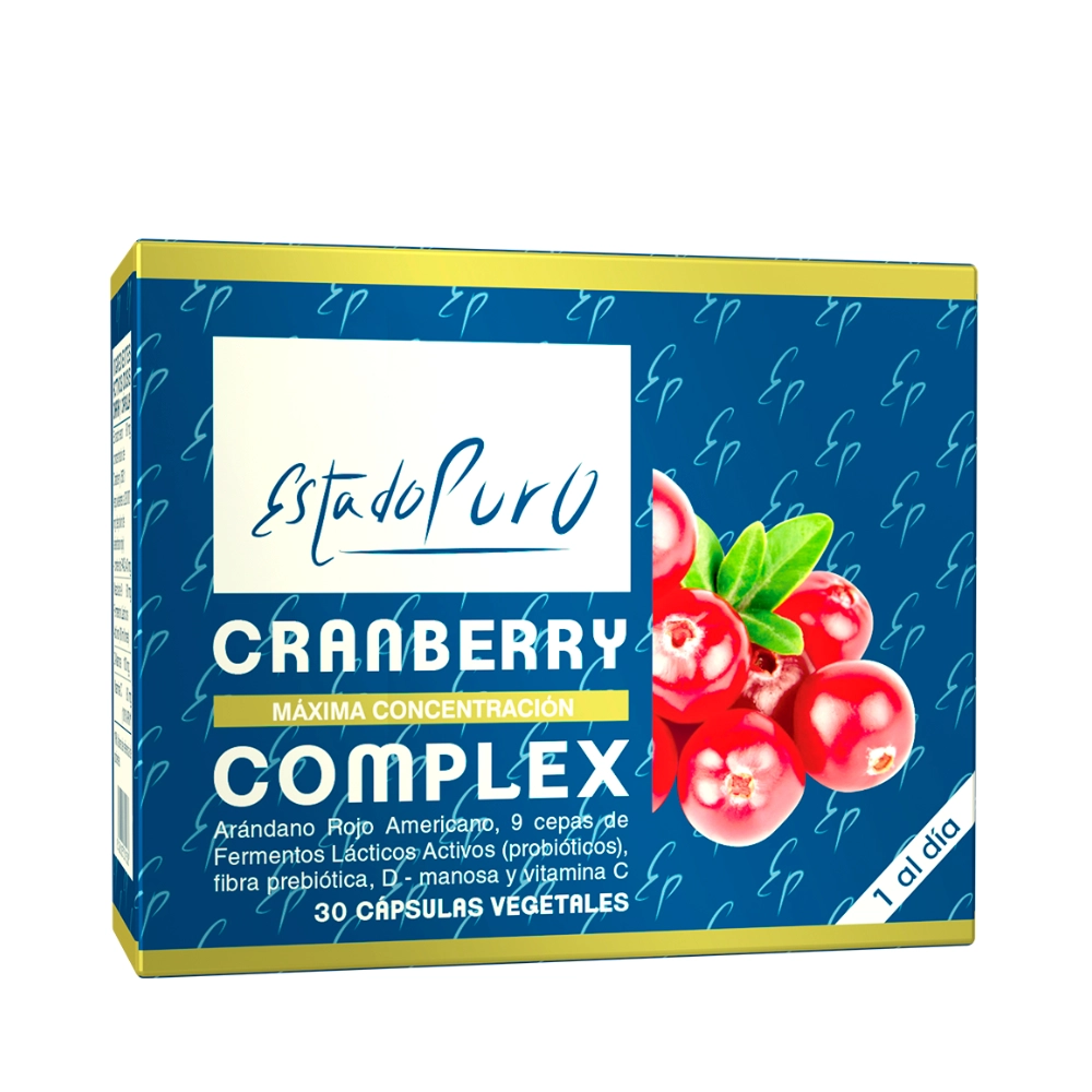 CRANBERRY COMPLEX 150 PACS – ESTADO PURO / Caja 30 cápsulas