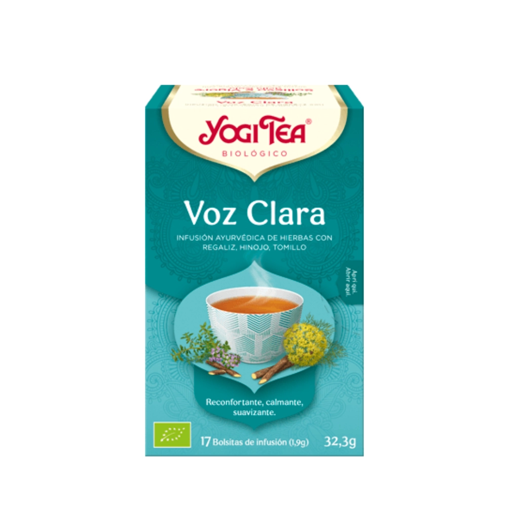 YOGI TEA VOZ CLARA 17 FILTROS BIO