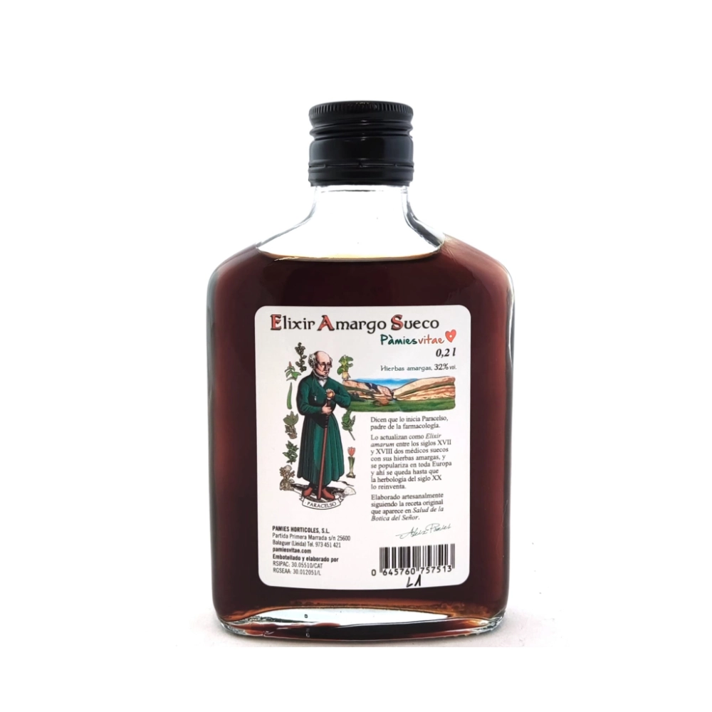 ELIXIR AMARGO SUECO PÀMIES VITAE 200 ml.