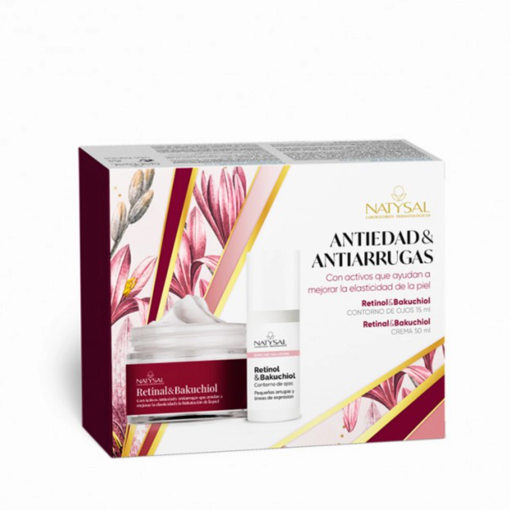 PACK ANTIEDAD & ARRUGAS / Crema 50ml y Contorno de ojos 15ml